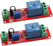 2pcs Time Delay Relay 12v Time Delay Relay 12v Timer Switch Automatic Timer Switch Plastic