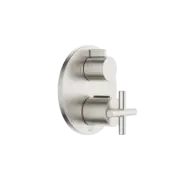 Dornbracht TARA Concealed thermostat w. two function volume control Brushed Plat