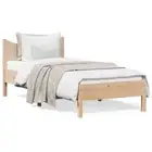 Bed Frame 90x190 cm Solid Wood Pine