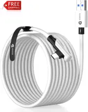 XZXWZX Link Cable 16 FT/5M Compatible with Oculus/Meta Quest 3,Quest 2/1/PICO 4