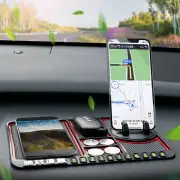 Anti-Slip Phone Pad Mat for 4-in-1 Car Dashboard Cell Phone Holder Universal key