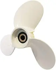 NC Boat Aluminum Alloy Propeller 7 1/2x8-BA for Yamaha 4hp 5hp 6hp 4A 4M 5M 5C F4 F6L F6S F5A F6C Outboard Motors 6E0-45941-01-00 7.5x8