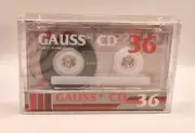 GAUSS CD 36 MEXICO Blank Audio Cassette Tape (Sealed) New!