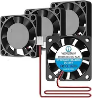 WINSINN 40mm 24V Fan 1M Cable - Hydraulic Bearing 5000 RPM 4010 Cooling Fan for Ender 3, CR-10 3D Printers - XH2.54-2PIN Connector, Brushless 40x10mm (4Pcs)