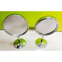 在飛比找蝦皮購物優惠-雙面桌鏡 圓形 ３倍放大 高級鉻色雙面桌式立鏡 檯式化妝鏡 
