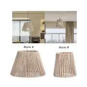 Rope Mesh Retro Chandelier Light Cover Pendant Lamp Woven Pendant Lampshade for