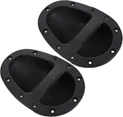 Homoyoyo 2pcs Abs Speaker Cabinet Handles Loudspeaker Handles Stain-Resistant Comfortable Grip