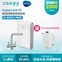 在飛比找樂天市場購物網優惠-【德國 BRITA】mypure pro X6 超濾四階段硬