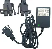 12 Volt Charger Works with Yamaha Raptor 700R Toyota FJ Cruiser MegaTredz Motion Trendz, 12V Battery Charger B-Type Plug Fit Ride On Peplacement