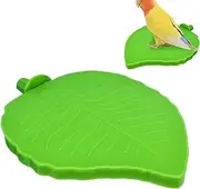 Bird Perches Cage Toys | Leaves Shape Bird Cage Exercise Stand,Pet Accessories, Exercise Playing Perch for Macaws Sparrow Parakeet Budgies Cockatiels