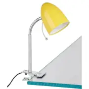 Lara Yellow E27 Clamp Lamp by Eglo