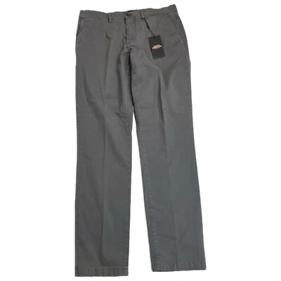 NWT NEW Allen Edmonds Chino Pant Slate Gray Dress Pant MSRP $95 Size 32x32