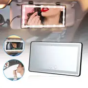 60 LEDs Car Sun Visor Vanity Mirror Sun-Shading Makeup Mirror 3 Light Modes