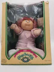 Heart Shirt Red Hair One Dimple cabbage patch doll Girl new in box 1985