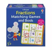 Fractions Matching Games and Book by Kate Nolan