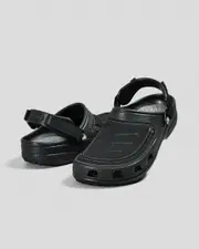 [Crocs] Crocs Women's Yukon Clogs Shoes in Black/Slate Grey Size M8W10 M8W10 Black/Slate Grey