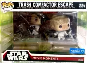 Pop! STAR WARS Movie Moments #224 TRASH COMPACTOR ESCAPE MIB Luke LEIA NRFB