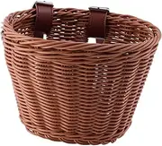 TOGEVAL 1Pc Retro Bike Basket for Durable Washable Bicycle Storage Accessory Easy to Install for Boys Design