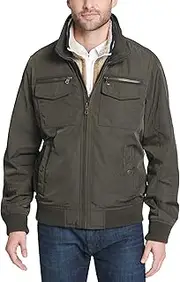 [Tommy Hilfiger] Men's Water Resistant Performance Bomber Jacket (Standard and Big & Tall)