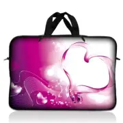 11 Inch Laptop Sleeve Bag Carry Case w/ Handle for Asus Dell HP Chromebook Heart