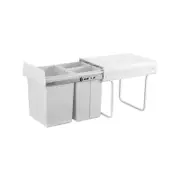 Kaboodle 20L + 2 x 10L Base Mount Pullout Bin