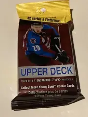 2016-17 Upper Deck Series 2 NHL Hockey Cards One (1) Value Pack - Unopened