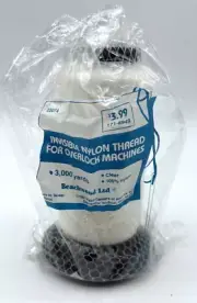 Invisible Nylon Thread for Overlock Machines, 3000 yards VTG NEW