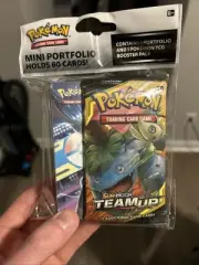 Pokémon Team Up Booster Pack Venusaur Celebi Mini Portfolio, Sealed