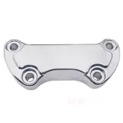 Chrome Handlebar Riser Convex Clamp For Harley Sportster 883 Dyna Super Glide