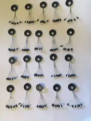 120 RUBBER BOBBER STOPS MEDIUM FLOAT FISH TEXAS RIG PEG SINKER STOP BOBBERSTOPS
