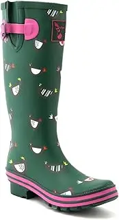 [Evercreatures] Women's Rain Boots UK Brand Original Tall Rain Boot Gumboots Wellies