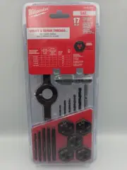NEW - Milwaukee 17PC SAE Tap and Die Set