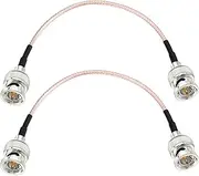 Bingfu SDI Cable BNC Male to Male 75 Ohm RG179 Coaxial 15cm for HD SDI Camera Converter Monitor Video Splitter Security Camera Supports HD/3G SDI Video Pack of 2