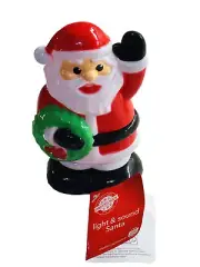 Christmas Light/Sound Santa Motion Activated 6 Inches
