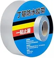 KiBcsLic 3X Butyl Waterproof Tape Butyl Sealant Tape Self Sticky Butyl Rubber Caulk Tape Roof Caulk Tape for Doors Roof Seam Boats