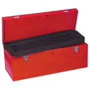 Urrea Tool Box Lockable+Water Resistant+Tray+ Metal+Corrosion Resistant Red