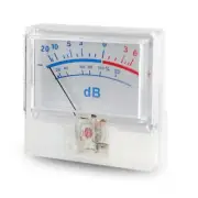 White Panel High-Precision Audio Power Amplifier VU Meter DB Level Header A