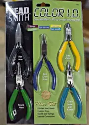 TOOL KIT 5-pc Standard Jewelry Craft PLIERS ~Flat Round Chain Side Nose Cutters