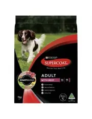 Purina Supercoat Adult Beef Pet Food 7kg x 1