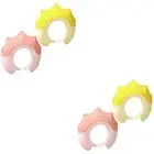 2 PCS Silicone Shampoo Cap Hair Wash for Kids Baby Shower Caps Toddler