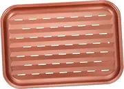Multifunctional Non Stick BBQ Grill Plate Portable Barbecue Pan for Meat and Vegetables Durable Lightweight Design for Outdoor Cooking Camping Random Color