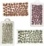 Cayway 106 PCS Static Grass Tufts Model Grass Tufts Artificial Grass, Flower Cluster Model Static Scenery Model for Train Landscape Railway Artificial Grass Modeling