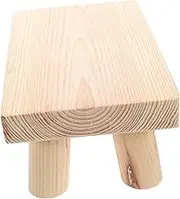 Generic Wooden Step Stool Lightweight Portable Bathroom Stool for Solid Wood Footrest for Home Use Safe and Attractive Design for Easy Access to Toilets and Counters