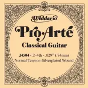 D'Addario J4504 Pro-Arte Nylon Classical Guitar Single String, Normal Tension, F