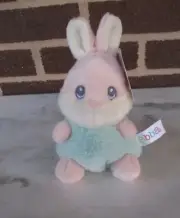 Baby Rabbit 6" Tall Sit Plush Multi-Color -Ebba Auora World Gifts Stitch Facial