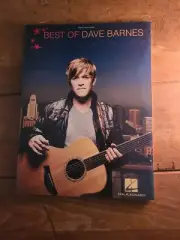 Dave Barnes Best of Piano Vocal Guitar New Music Book (333)