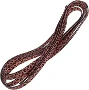 [Abaodam] 2 Pairs Leopard Print Flat Shoelaces Elastic Replacement Laces for Sneakers Boots Durable Stretchy Shoestrings Stylish Shoelace Decorations Comfortable Fit