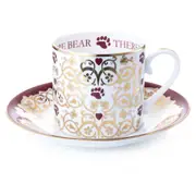 Charlie Bear - Cup & Saucer Set Always Room For One More