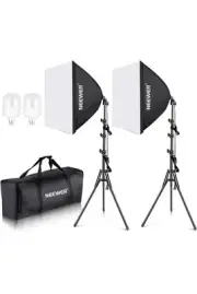 Neewer 700W Equivalent Softbox Lighting Kit, 2Pack UL Certified 5700K LED Lighti