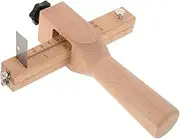 ARTSEWPLY Adjustable Leather Strip Cutter Tool for DIY Crafts Portable Cutting Device Easy to Use Sturdy Design for Leather Belt Making and Crafting